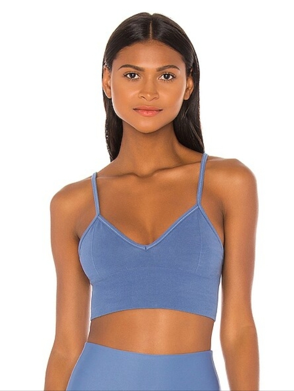 GUC Alo Yoga Delight Bralette – Blue Jean – Size small